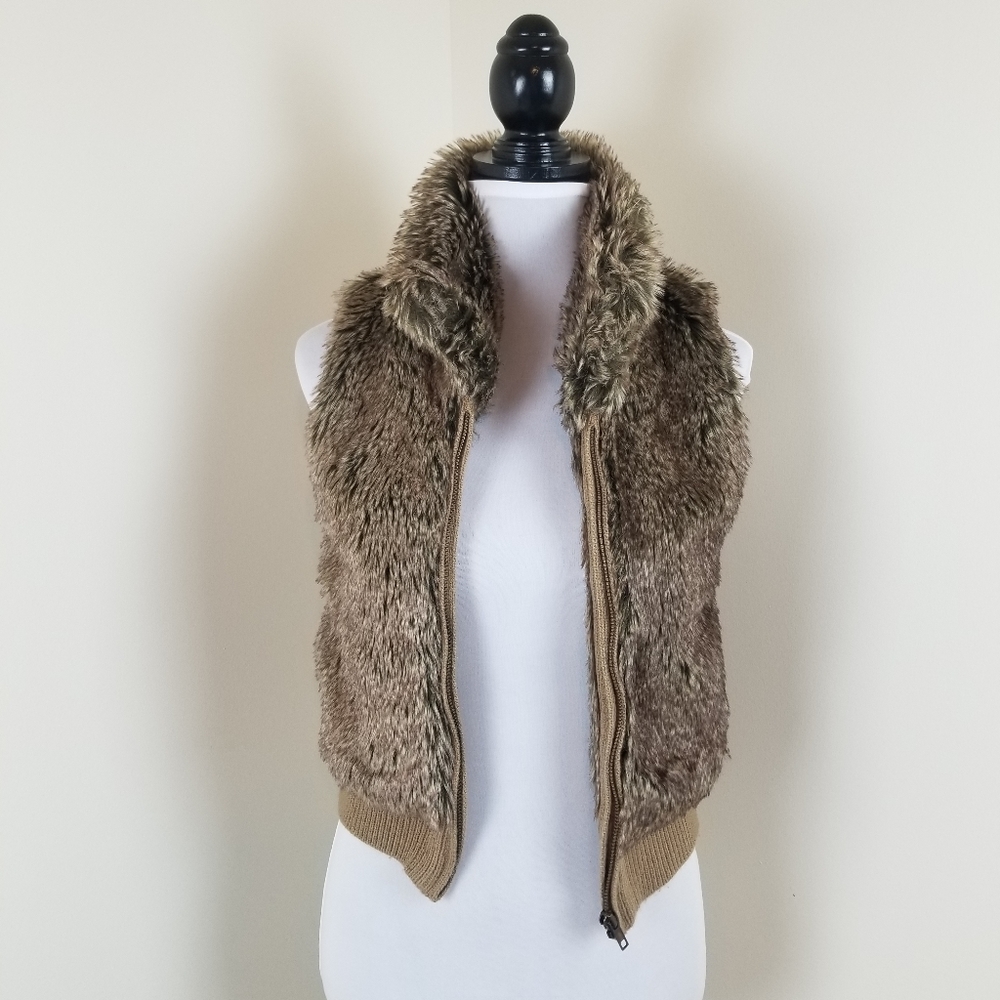 Faux Fur Vest by Red Camel